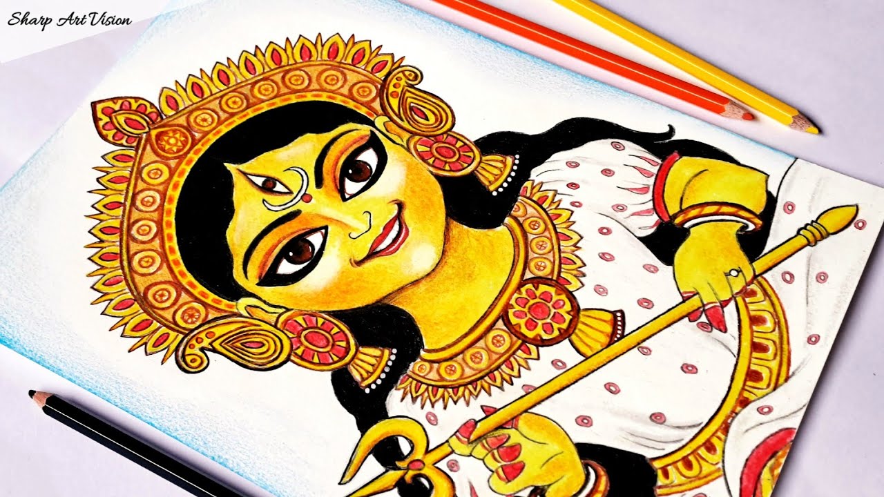 durga mata art