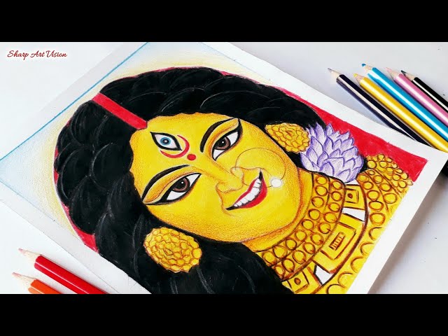 durga mata art